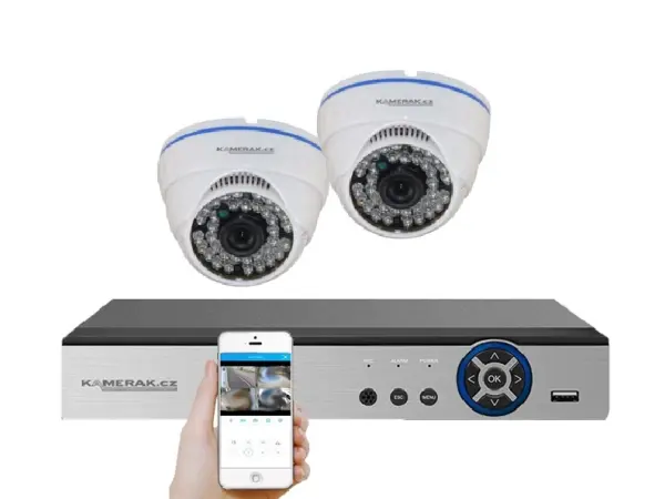 2 kamerov� set AHD WN2-51A 2Mpx 1080p, H.265, CZ menu