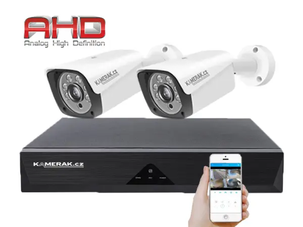 2 kamerovy ahd set wn2-60e 5mpx 1920p, h.265, cz menu