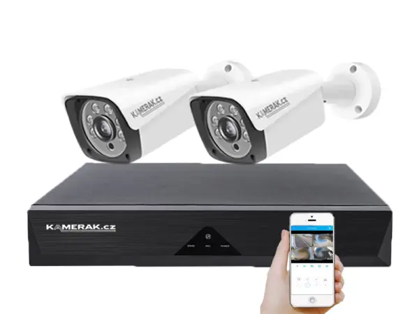 2 kamerovy ahd set wn2-60e 5mpx 1920p, h.265, cz menu