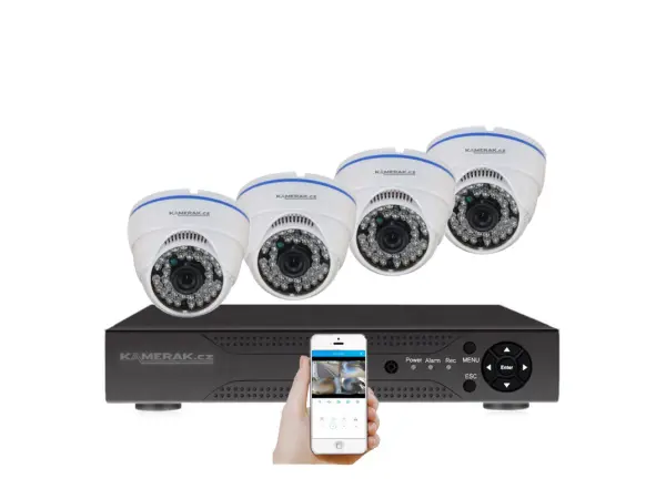 4 kamerovy set  ahd wn4-51a 2mpx , cz menu