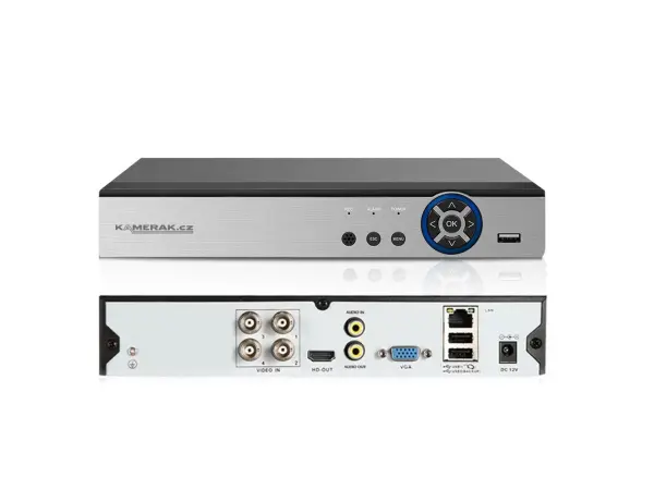 4 kamerovy ahd set he4-57e 5mpx 1920p, h.265, cz menu