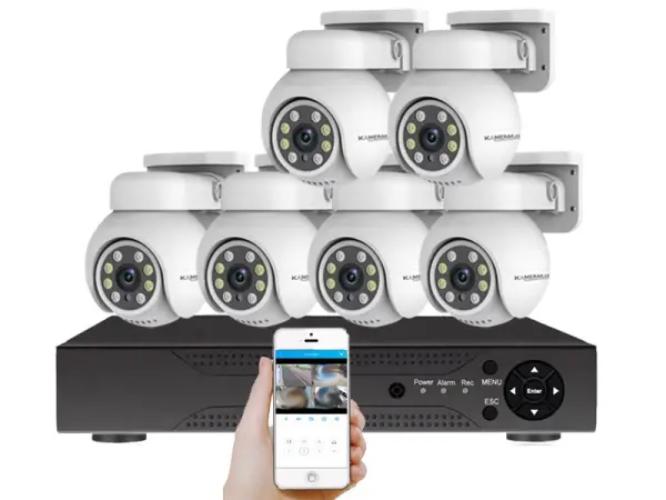 6 kamerový set AHD WN6-089A PTZ 2Mpx, CZ menu