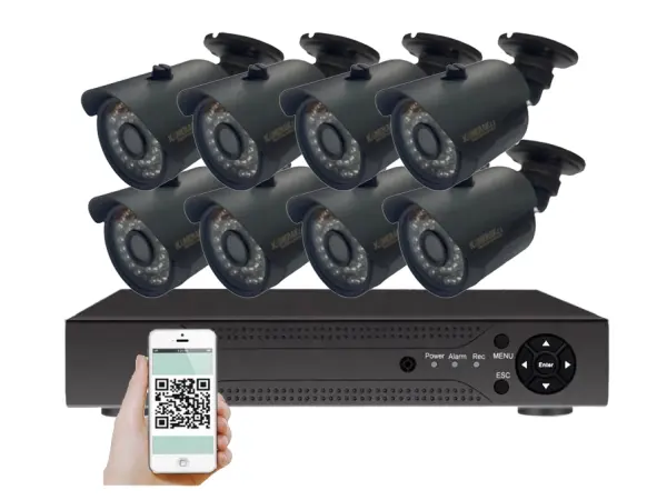 8 kamerovy ahd set wn8-58a 2mpx 1080p, h.265, cz menu