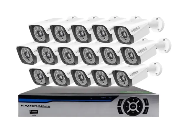 16 kamerovy ahd set he16-55e 5mpx 1920p, h.265, cz menu