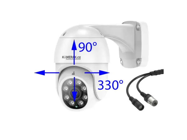 ahd otocna ptz kamera 2mpx 1080p ahd ptz-122a bila