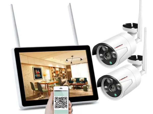 bezdratovy 2 kamerovy set wifi ip pro wip2-152b 11,6"lcd, 3mpx, cz menu