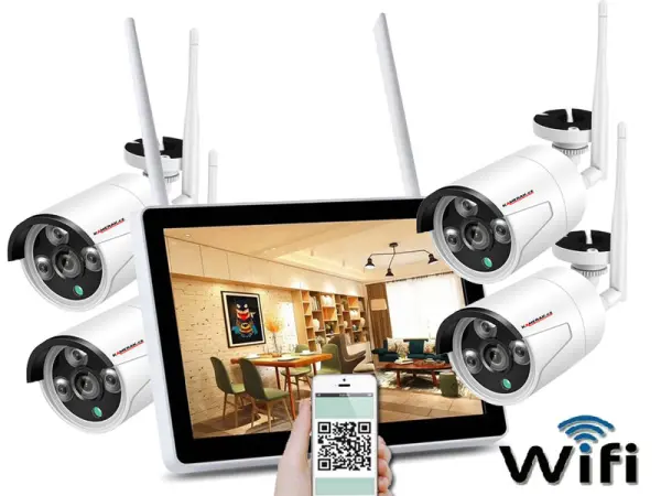 bezdratovy 4 kamerovy set wifi ip pro wip4-152b 11,6"lcd, 3mpx, cz menu