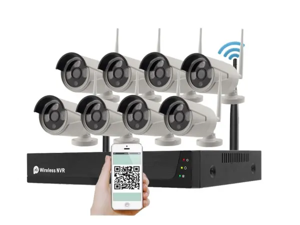 Bezdrátový 8 kamerový set WiFi TUYA WTU8-032A, 2MPx, CZ menu