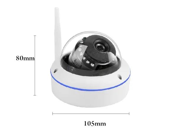 wifi kamera ip pro wip-04c 5mpx, dome pro set+adapter