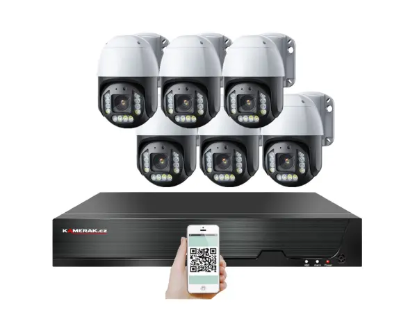 4K PoE IP 6 kamerov� set XM-PTZ-620D, 8Mpx, CZ menu