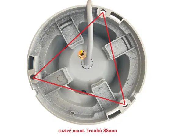 poe ip kamera xm-09b 4mpx dome bila kov