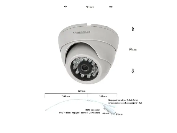 4k poe ip kamera xm-02d 8mpx