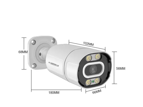 4k poe ip kamera xm-03d ir i led prisvit 8mpx