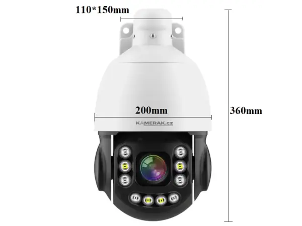 4K PoE IP PTZ kamera XM-24D 8Mpx, 20x optick� zoom