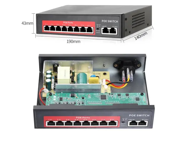 4K IP 4 kamerov� set  s extern�m PoE XM-412D-Ext. 8MPx, CZ menu