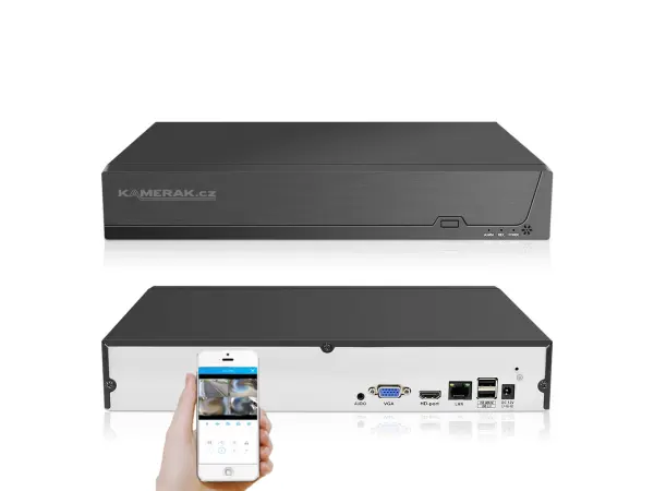 ip 16 kamerovy set s externim poe xm-1614b-ext. 4mpx, cz menu