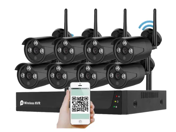 bezdratovy 8 kamerovy set wifi tuya wtu8-033a-black, 2mpx, cz menu