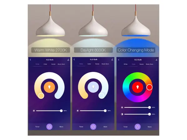 inteligentni e14 wifi control rgb smart lyailot led zarovka wifi