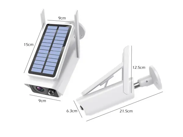 wifi solarni kamera  xm-922 4mpx p2p 2 baterie app. icsee