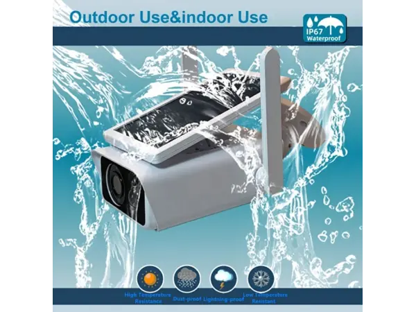 wifi solarni kamera  xm-922 4mpx p2p 2 baterie app. icsee