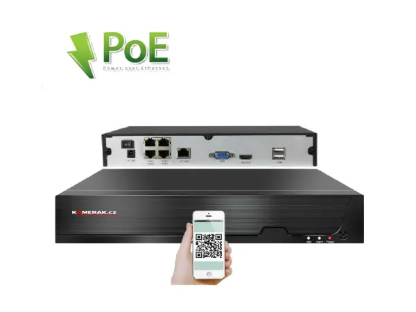 4K PoE IP 2 kamerov� set XM-213D 8MPx, CZ menu