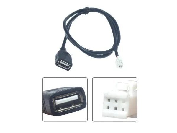 usb konektor pro android autoradio podofo 6pin konektor