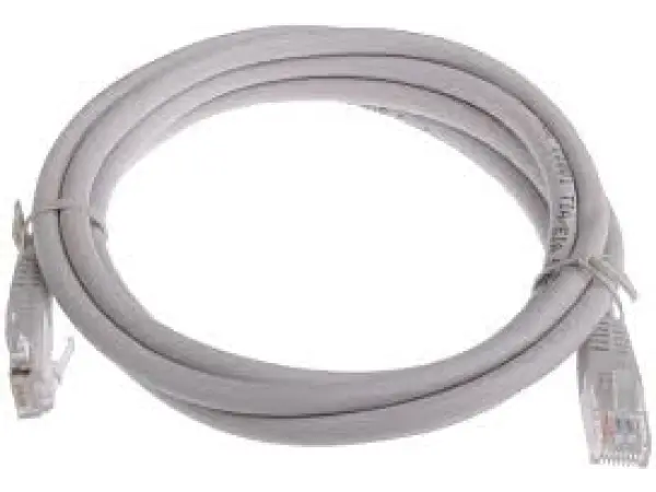 utp sitovy kabel patch rj45 cat5e 5m sedy