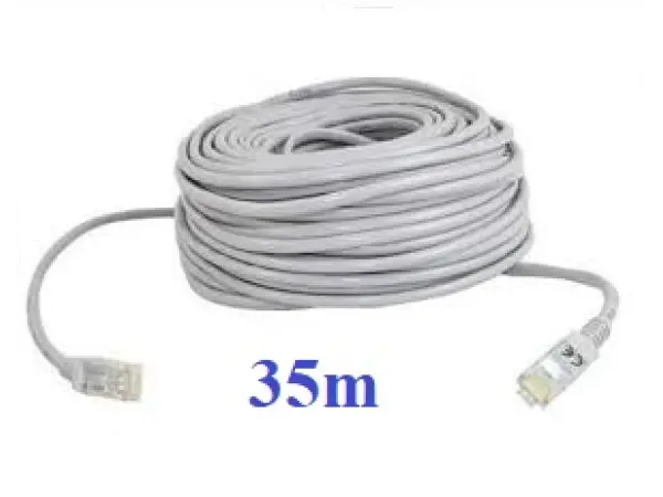 utp sitovy kabel patch rj45 cat5e 35m cerny