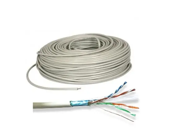 ftp sitovy kabel cat6 stineny sedy , drat, metraz