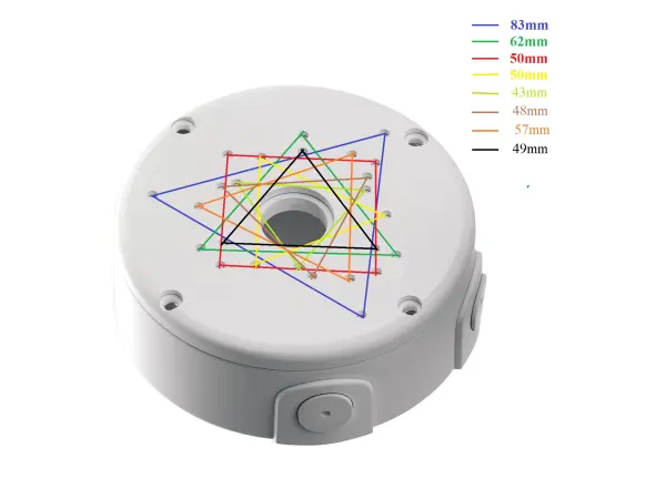 montazni abs krabice pro cctv kameru 