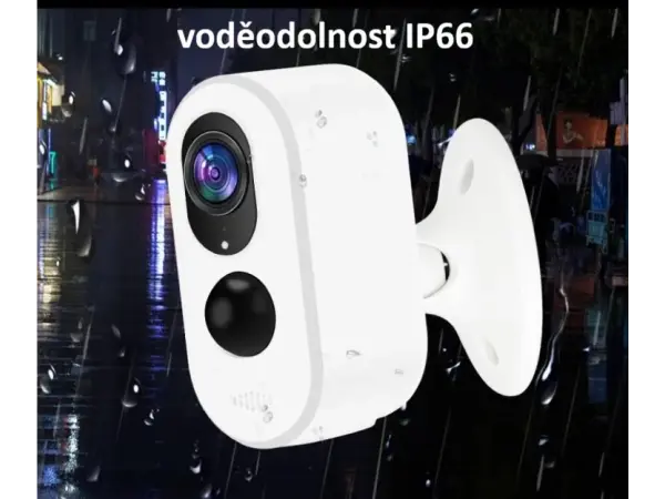 WiFi P2P IP kamera Tuya PST-SDW-2 2Mpx 2ks baterie