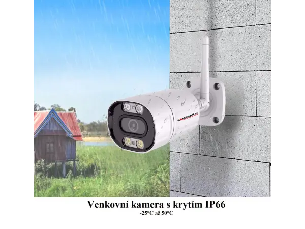 P2P smart WiFi IP kamera XM-02B 5MPx, 3,6mm