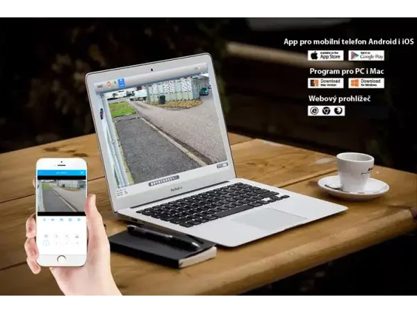 P2P smart WiFi IP kamera XM-02B 5MPx, 3,6mm