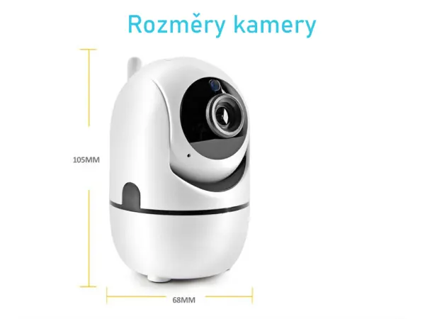 wifi otocna ip kamera tuya ty-02 ai, fullhd 1080p 2mpx