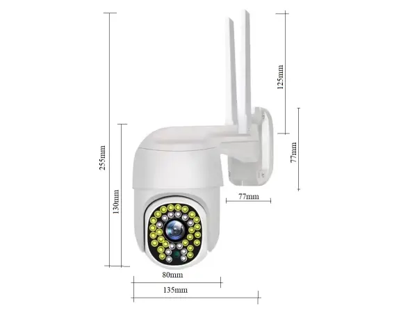 5v p2p ptz kamera esee-270 2mpx, cz menu