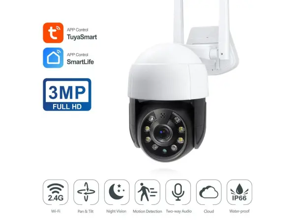 PTZ oto�n� P2P kamera C18B TUYA 3MPx