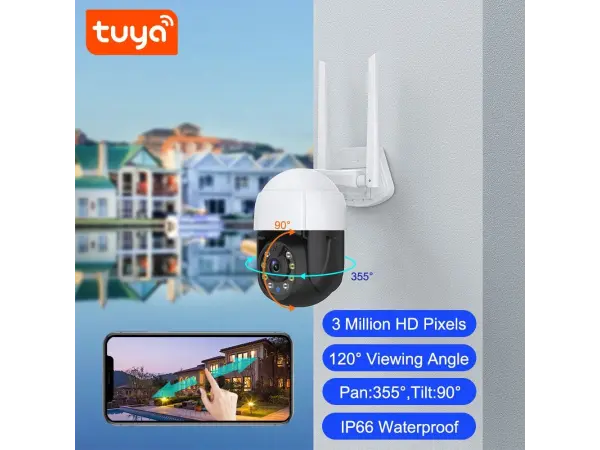 PTZ oto�n� P2P kamera C18B TUYA 3MPx