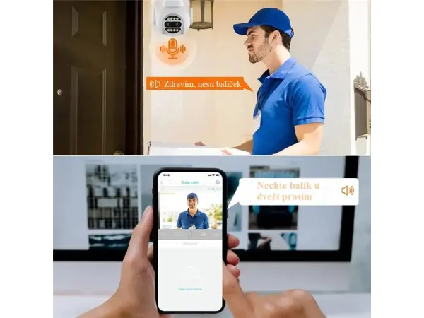 p2p ptz wifi kamera xm-400 dva objektivy 2x4mpx 8x opticky zoom