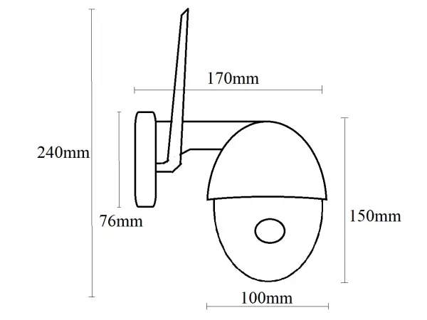 ptz wifi kamera p2p  xm-442 4mpx