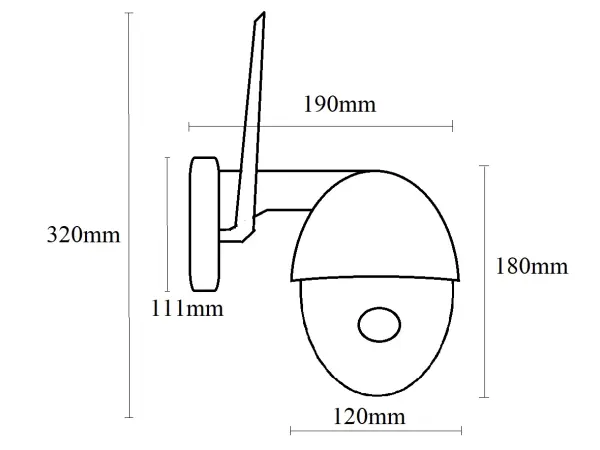 Wifi oto�n� kamera PTZ IP CamHi-541 5MPx