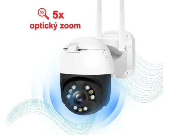 5x opticky zoom wifi ptz otocna ip kamera xm-552 5mpx  s aplikaci v cestine