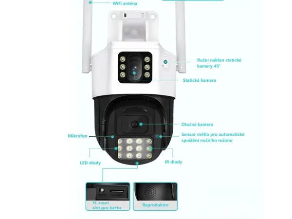 ptz kamera p2p xm-630 6mpx