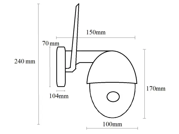 4g ptz kamera cah-912 2mpx