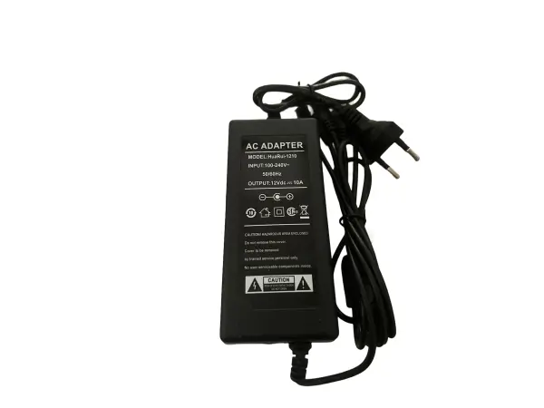 napajeci ac adapter 12v 10a s rozbocovacem pro 5 kamer