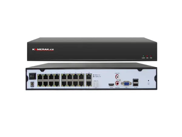 PoE IP 12 kamerov� set XM-1207B 4MPx, CZ menu