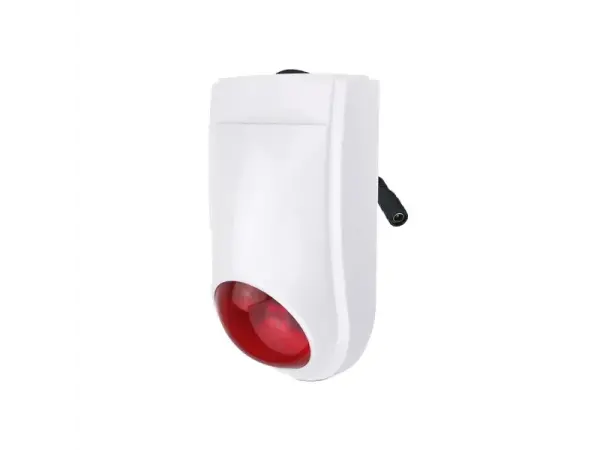 venkovni sirena cervena stroboskop 433mhz 110db