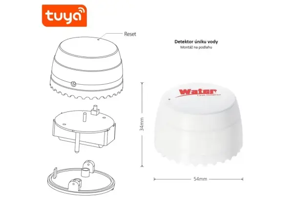 Tuya Smart Wifi Detektor �niku vody PST-SQ400B