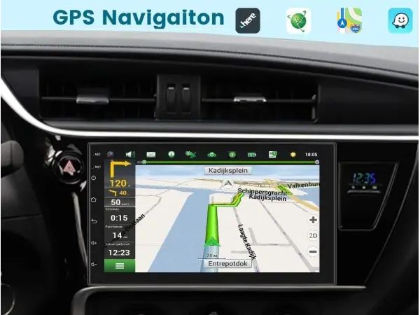 2din autoradio 7" a3017 2gb+32gb android 11 s carplay, android auto, gps wifi bt fm