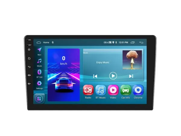 2DIN Autorádio A3195UP s Androidem 13, 9" dotykovým LCD, 2 GB RAM, 64 GB ROM, Carplay a Android Auto