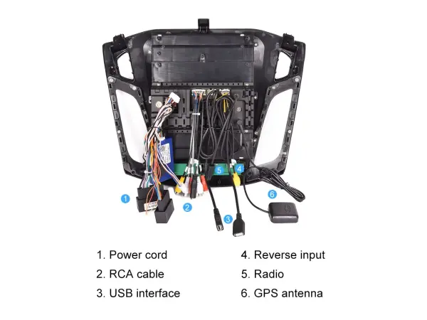 autoradio 9,7" q3588 android 13, 2+64gb 2din pro ford focus 2012-2015